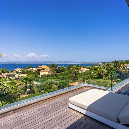 Palma Giens - Vue Panoramique -piscine Chauffee Mai A Septembre- 4 -garage Vila *