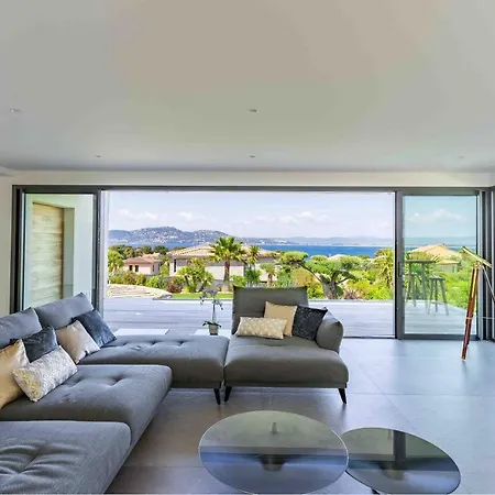 Vila Palma Giens - Vue Panoramique -piscine Chauffee Mai A Septembre- 4 -garage Hyères