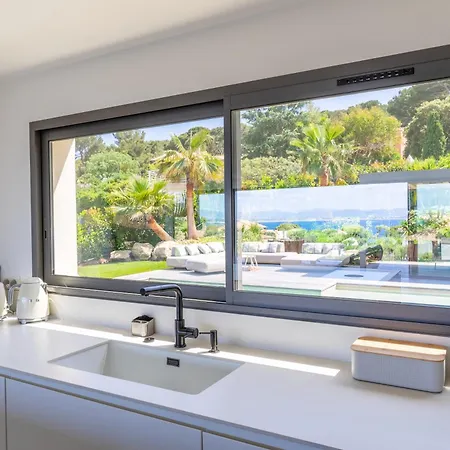 Vila Palma Giens - Vue Panoramique -piscine Chauffee Mai A Septembre- 4 -garage