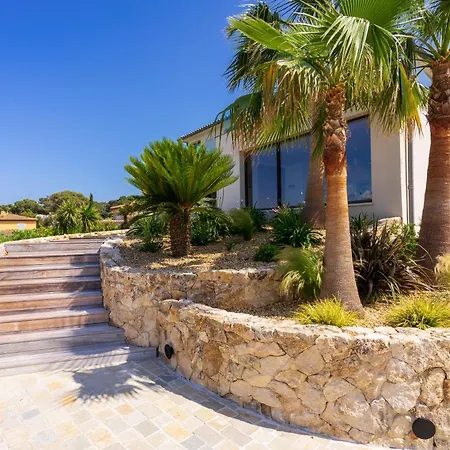 Palma Giens - Vue Panoramique -piscine Chauffee Mai A Septembre- 4 -garage *
